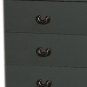 Black Bedroom Seven (7) Drawer Lingerie Chest Dresser Storage Clothes Organizer