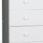 White Bedroom Seven (7) Drawer Lingerie Chest Dresser Storage Clothes Organizer