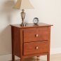 Cherry Bedroom Night Stand Storage Bookcase Books Nightstand