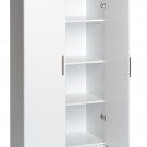 WHITE 32" KITCHEN PANTRY LAUNDRY GARAGE BEDROOM STORAGE CABINET RACK ORGANIZER