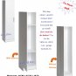 White 16" Kitchen Pantry Bedroom Storage Cabinet Broom Closet Bath Organizer