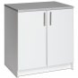 White 32" Kitchen Pantry Laundry Room Bedroom Garage Storage Cabinet