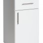White 16" Laundry Kitchen Closet Garage Bathroom Bedroom Storage Cabinet w/ Drawer