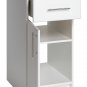 White 16" Laundry Kitchen Closet Garage Bathroom Bedroom Storage Cabinet w/ Drawer