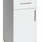 White 16" Laundry Kitchen Closet Garage Bathroom Bedroom Storage Cabinet w/ Drawer