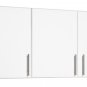 White 54" Laundry Room / Den Storage Cabinet - Kitchen Garage or Bathroom Use too!