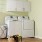 White 54" Laundry Room / Den Storage Cabinet - Kitchen Garage or Bathroom Use too!