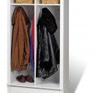 White Doorway / Entranceway / Hallway Coat & Shoe Rack Storage Organizer - Multiple Uses!