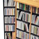 BLACK CD / DVD / BLU-RAY Movie / Video Game Storage Tower Organizer