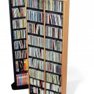 BLACK Corner CD / DVD / BLU-RAY Movie / Video Game Storage Tower Organizer