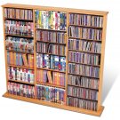 MAPLE Triple Wall CD / DVD / BLU-RAY Movie / Video Game Storage Tower Organizer