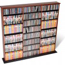 CHERRY Triple Wall CD / DVD / BLU-RAY Movie / Video Game Storage Tower Organizer