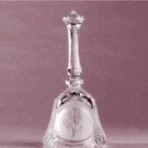 Rose-Etched   Dinner Bell