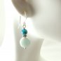 Peruvian Blue Opal Earrings
