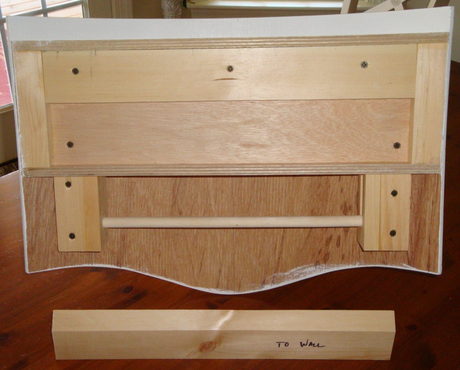 Curved Bed Crown / Cornice Black and White Strips