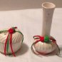 Swirl Vase and Trinket Box with Top