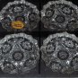 4 Anchor Hocking Star Of David Ashtrays