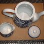 Blue Willow Royal Cuthbertson Coffee Pot with Lid & Creamer