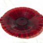 Anchor Hocking Glass Ruby Red Old Cafe Candy Dish & Vase