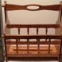 Vintage Wood Magazine Holder /Book Rack The Commodore Collection by Rosalco