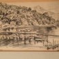 Alec Stern Sausalito Cove Etching