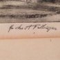 Herbert Pullinger [Old Germantown] Germantown Academy Etching