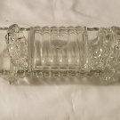 Clear Glass Cigarette Holder with 3 Ashtrays