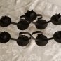 3 Home Interior Black Wrought Iron Candle Holder