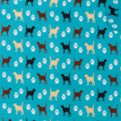 Bass Pro Shop Dog Print Fleece Throw Blanket - New