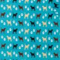 Bass Pro Shop Dog Print Fleece Throw Blanket - New