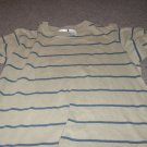 Boy's 10/12 Green Tee-Shirt with Blue Strips