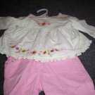 Toddler's Mon Petit Outfit Shirt and Pants 18 months