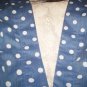 Women's Blue w/white polka dot Dress size 8