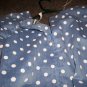 Women's Blue w/white polka dot Dress size 8