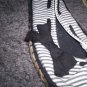 Black and White slip on No Boundaries Shoes with Bows