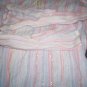 Girls Faded Glory Pink, Blue and White Striped Blouse size 7/8