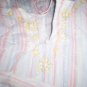 Girls Faded Glory Pink, Blue and White Striped Blouse size 7/8