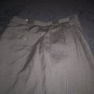 Men's Identity Itialian Brown Slacks Size 32m