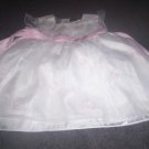 Girl's White and Pink Easter Dress Size 4T