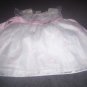 Girl's White and Pink Easter Dress Size 4T
