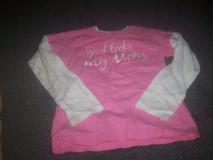 Girl's 3T Pink and White Top size 3T