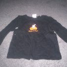 Girl's 3T Long Sleeve Halloween Top Black
