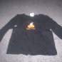 Girl's 3T Long Sleeve Halloween Top Black