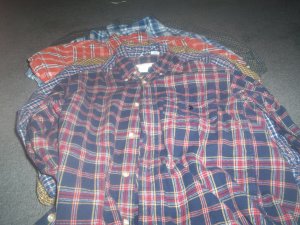 6 Boy's Plaid Shirts
