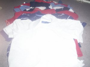 7 Boy's Polo Style Shirts