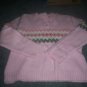 Girl's Pnk 3 Button Neck Sweater by Arizona size 5