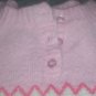 Girl's Pnk 3 Button Neck Sweater by Arizona size 5