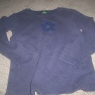 Girls's Dark Blue Long Sleeved Shirt size 8 By The Children's Place