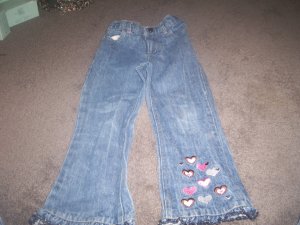 Toddlers 4T Heart Jeans by Nickelodeon