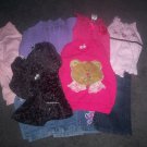 Girl's Size 4T Lot 6 Shirts and 4 Pairs of Jeans